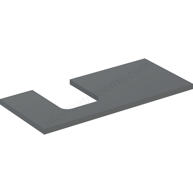 Geberit One Left Cut-out 1050mm Washtop - Matt Lava