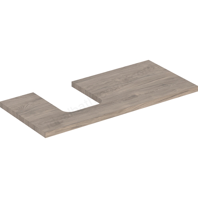 Geberit One Left Cut-out 1050mm Washtop - Hickory