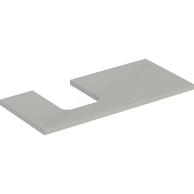 Geberit One Left Cut-out 1050mm Washtop - Matt Greige