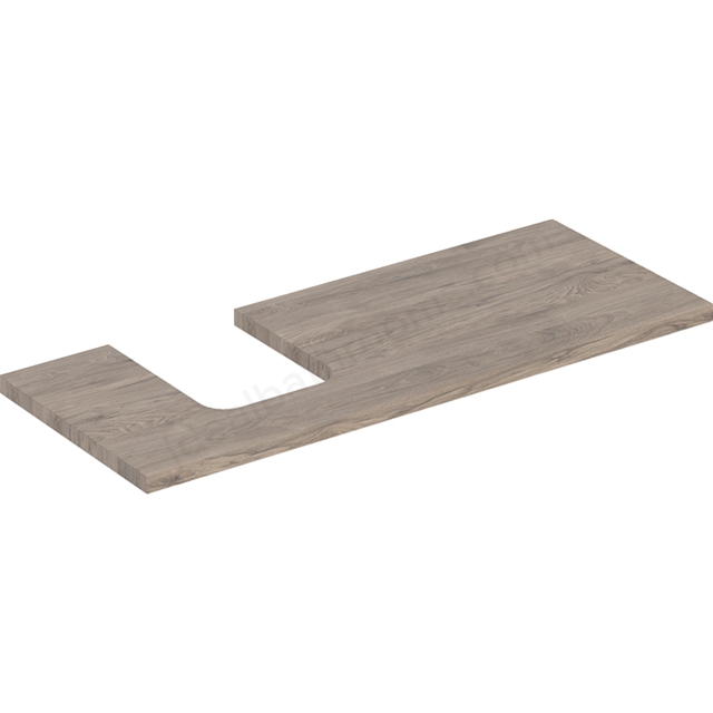 Geberit One Left Cut-out 1200mm Washtop - Hickory