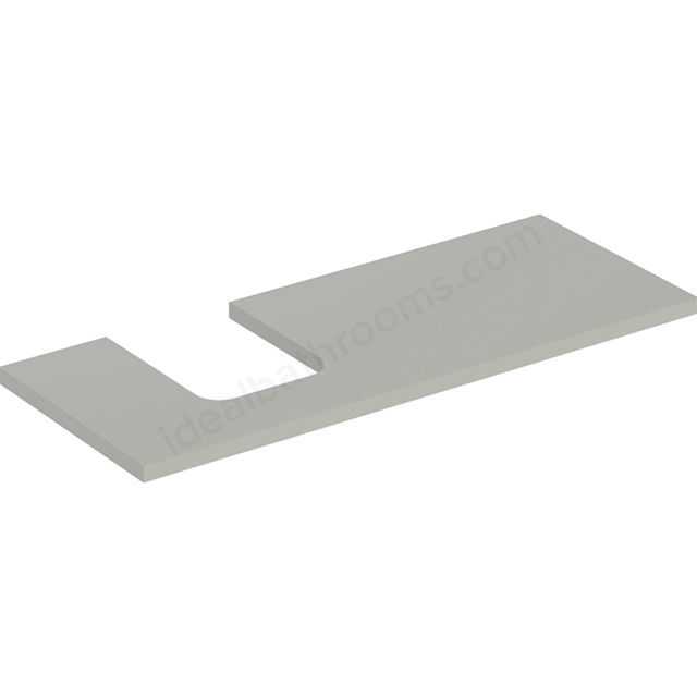 Geberit One Left Cut-out 1200mm Washtop - Matt Greige