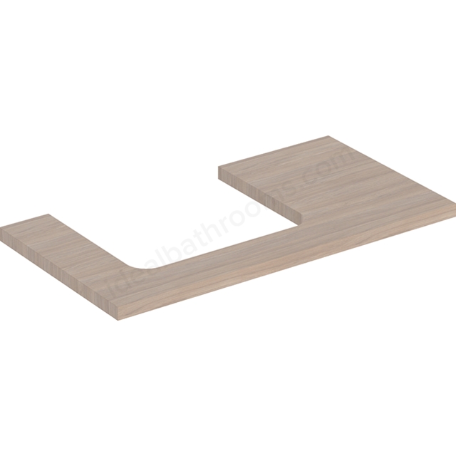 Geberit One Left Cut-out 900mm Washtop - Oak