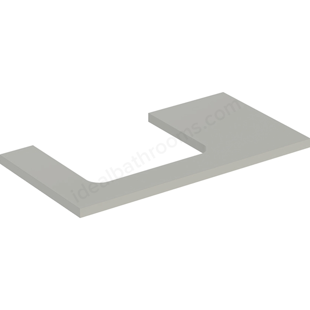 Geberit One Left Cut-out 900mm Washtop - Matt Greige