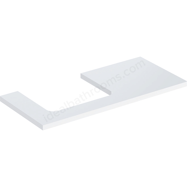 Geberit One Left Cut-out 1050mm Washtop - Gloss White