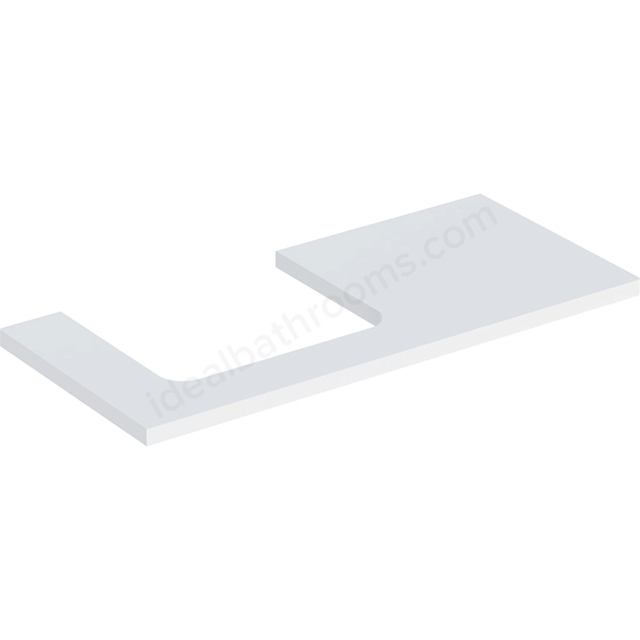 Geberit One Left Cut-out 1050mm Washtop - Matt White