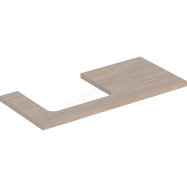 Geberit One Left Cut-out 1050mm Washtop - Oak