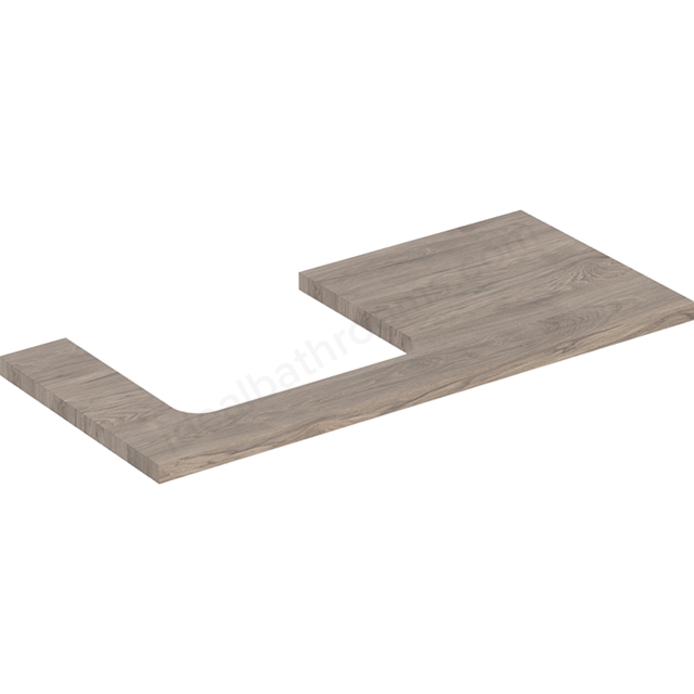 Geberit One Left Cut-out 1050mm Washtop - Hickory