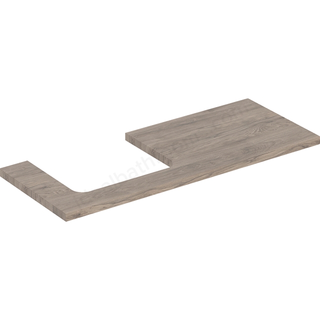 Geberit One Left Cut-out 1200mm Washtop - Hickory