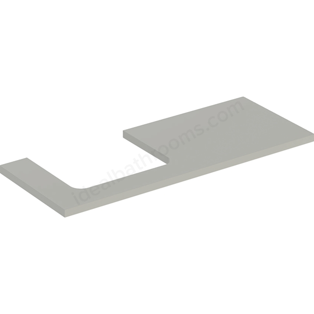 Geberit One Left Cut-out 1200mm Washtop - Matt Greige