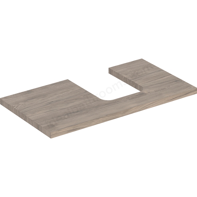 Geberit One Right Cut-out 900mm Washtop - Hickory