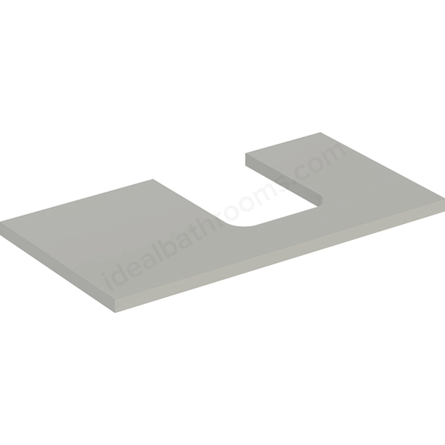 Geberit One Right Cut-out 900mm Washtop - Matt Greige