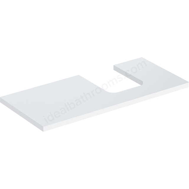 Geberit One Right Cut-out 1050mm Washtop - Gloss White