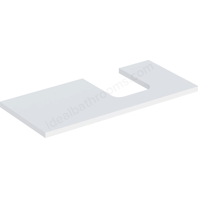 Geberit One Right Cut-out 1050mm Washtop - Matt White