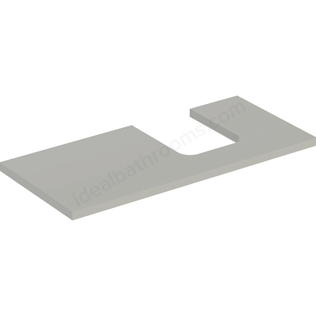 Geberit One Right Cut-out 1050mm Washtop - Matt Greige