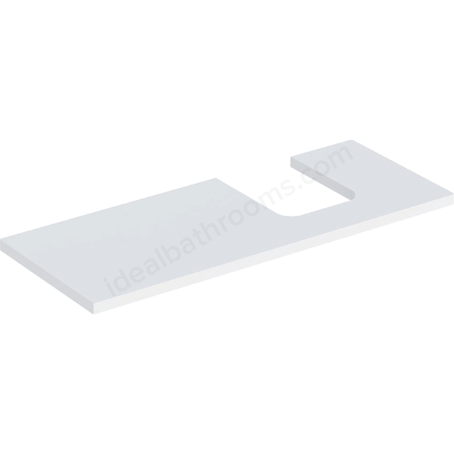 Geberit One Right Cut-out 1200mm Washtop - Matt White