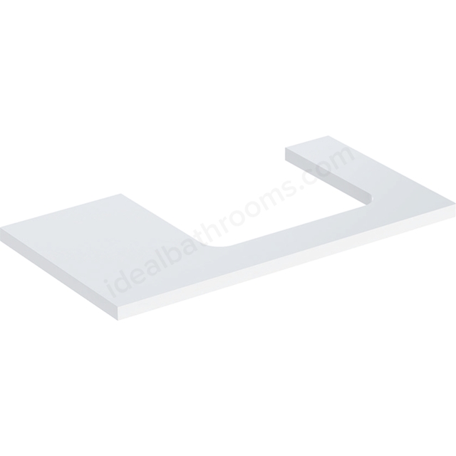 Geberit One Right Cut-out 900mm Washtop - Gloss White