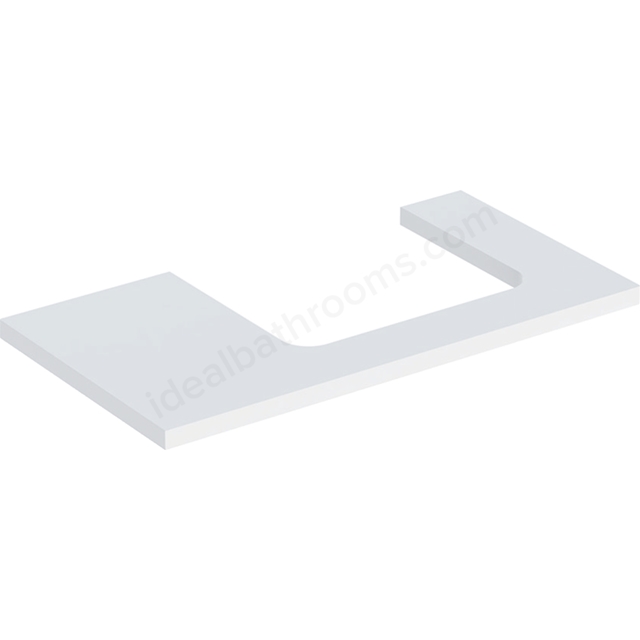 Geberit One Right Cut-out 900mm Washtop - Matt White