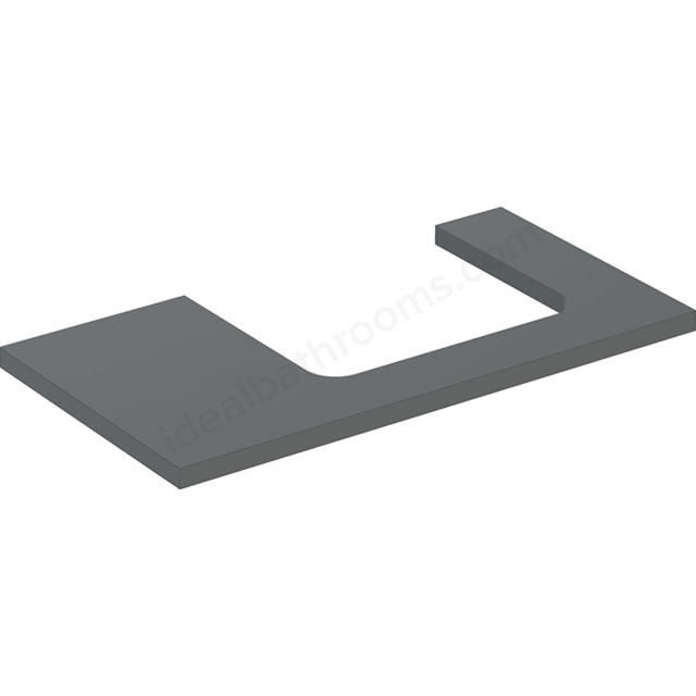 Geberit One Right Cut-out 900mm Washtop - Matt Lava