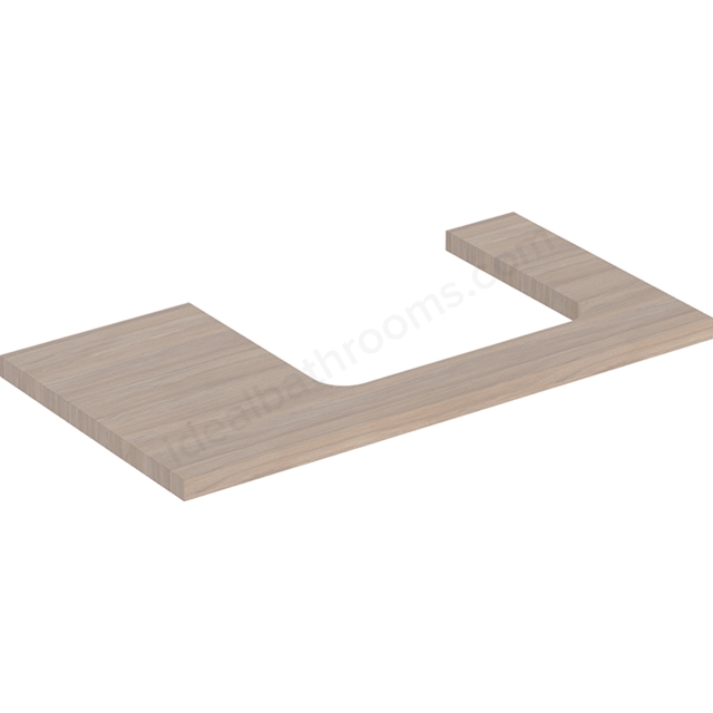 Geberit One Right Cut-out 900mm Washtop - Oak