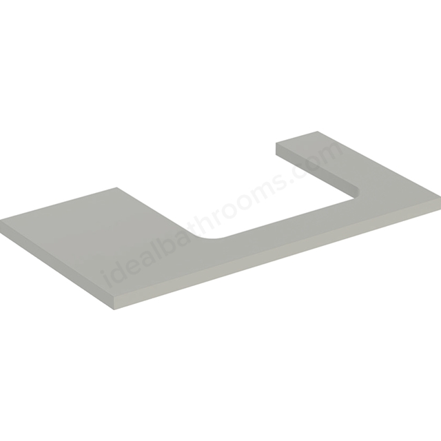 Geberit One Right Cut-out 900mm Washtop - Matt Greige