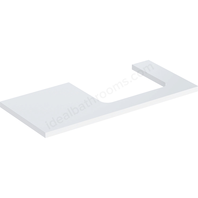 Geberit One Right Cut-out 1050mm Washtop - Gloss White