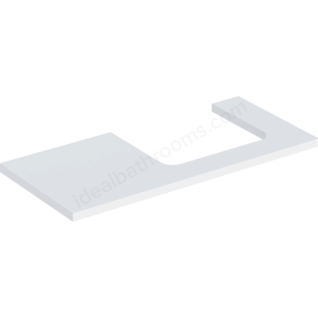 Geberit One Right Cut-out 1050mm Washtop - Matt White