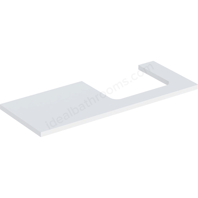 Geberit One Right Cut-out 1200mm Washtop - Matt White