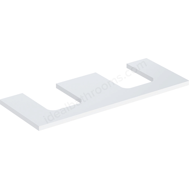 Geberit One Right Cut-out 1200mm Washtop - Gloss White