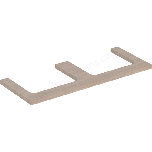 Geberit One Double Cut-out 1200mm Washtop - Oak