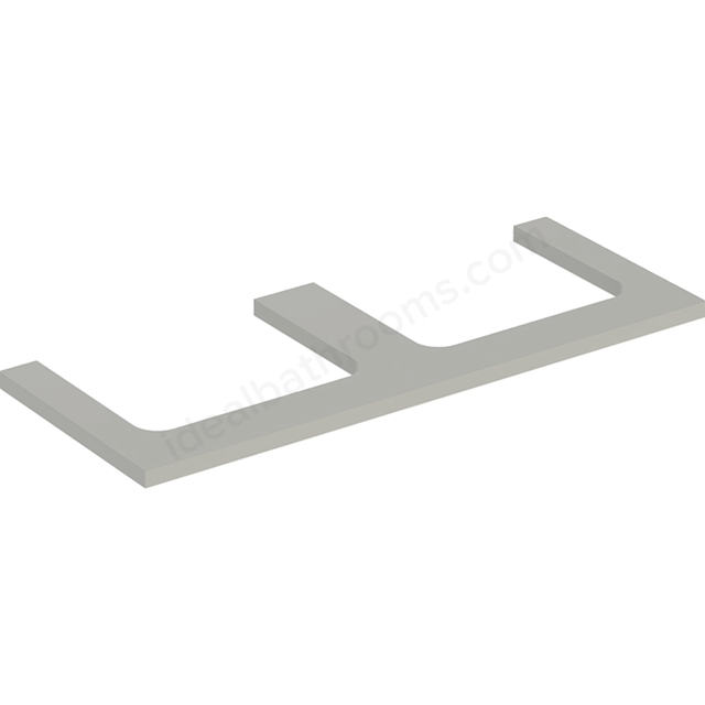 Geberit One Double Cut-out 1200mm Washtop - Matt Greige