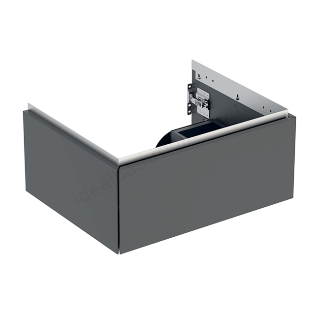 Geberit One 600mm 1 Drawer Washbasin Unit - Matt Lava