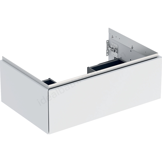 Geberit One 750mm 1 Drawer Washbasin Unit - Matt White