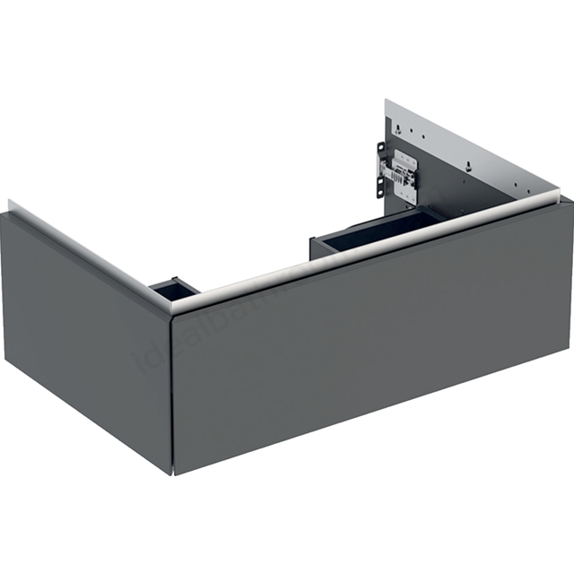 Geberit One 750mm 1 Drawer Washbasin Unit - Matt Lava