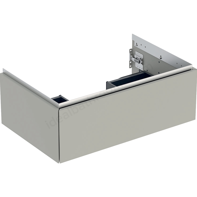 Geberit One 750mm 1 Drawer Washbasin Unit - Matt Griege