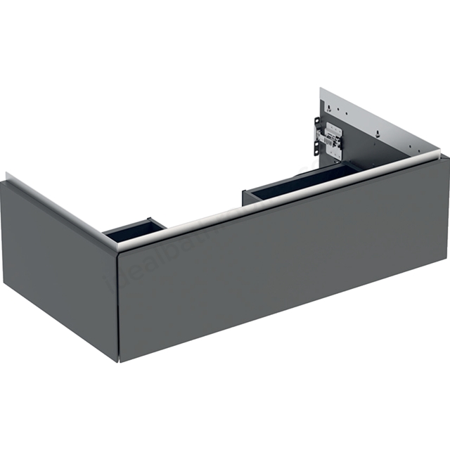 Geberit One 900mm 1 Drawer Washbasin Unit - Matt Lava