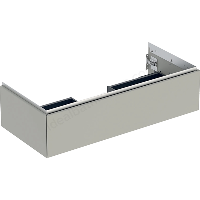 Geberit One 1050mm 1 Drawer Washbasin Unit - Matt Griege