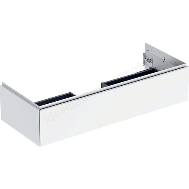 Geberit One 1200mm 1 Drawer Washbasin Unit - Gloss White