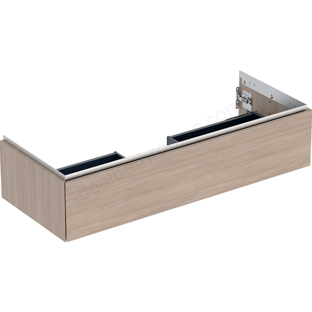 Geberit One 1200mm 1 Drawer Washbasin Unit - Oak