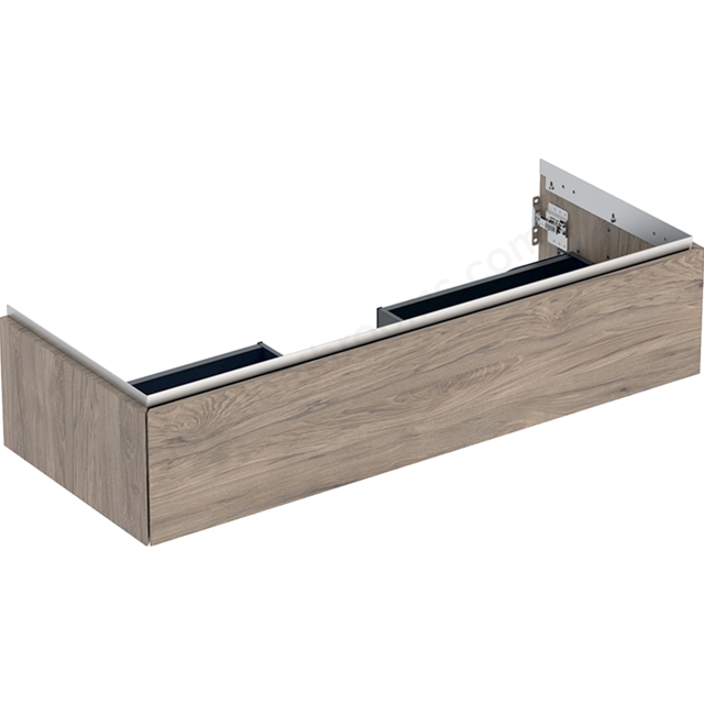 Geberit One 1200mm 1 Drawer Washbasin Unit - Hickory