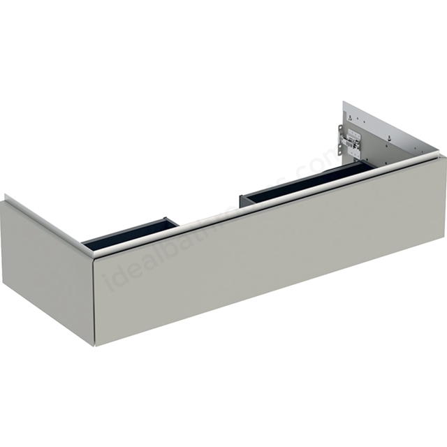 Geberit One 1200mm 1 Drawer Washbasin Unit - Matt Greige