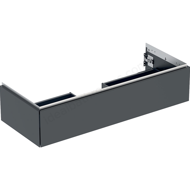 Geberit One 1200mm 1 Drawer Washbasin Unit - Matt Black