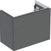 Geberit iCon Handrinse Basin Cabinet 1 Drawer 530mm  Lava Matt Body/Lava Matt Handle