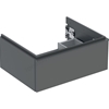 Geberit iCon Washbasin Cabinet 1 Drawer 600mm  Lava Matt Body/Lava Matt Handle
