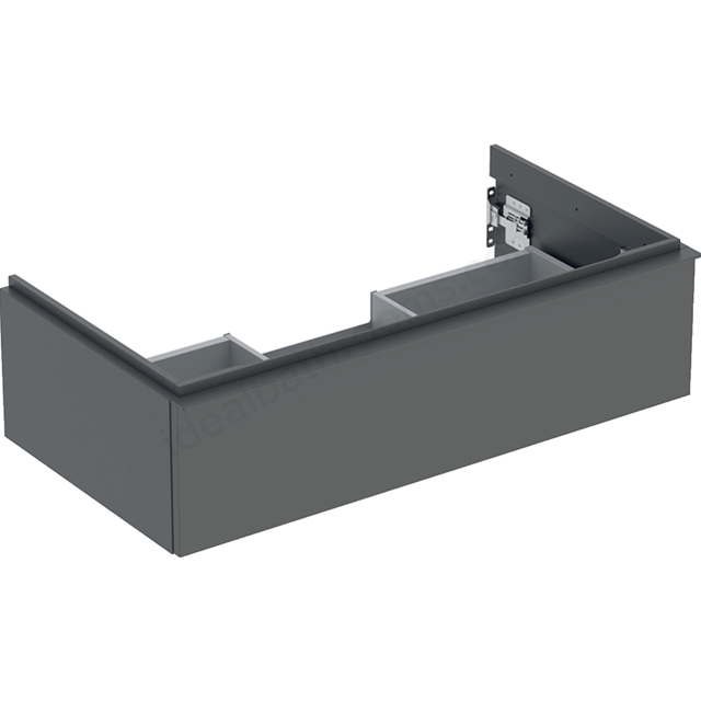 Geberit iCon Washbasin Cabinet 1 Drawer 900mm  Lava Matt Body/Lava Matt Handle