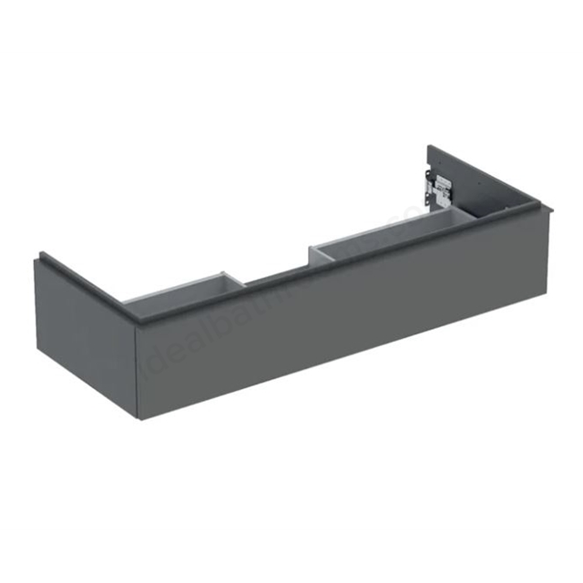 Geberit iCon Washbasin Cabinet 1 Drawer 1200mm  Lava Matt Body/Lava Matt Handle