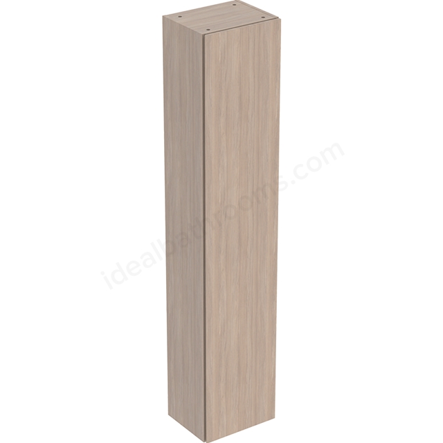 Geberit iCon 1 Door Tall Cabinet 360mm   Oak/Wood-Texture