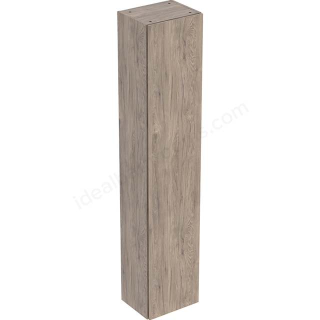 Geberit iCon 1 Door Tall Cabinet 360mm   Hickory/Wood Texture