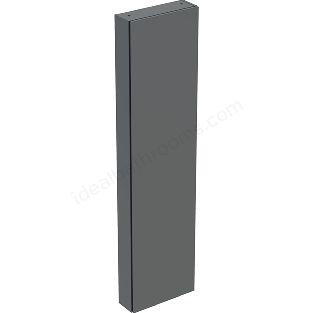 Geberit iCon 1 Door Tall Cabinet 450mm Internal Mirror  Small Projection/ Lava/Matt