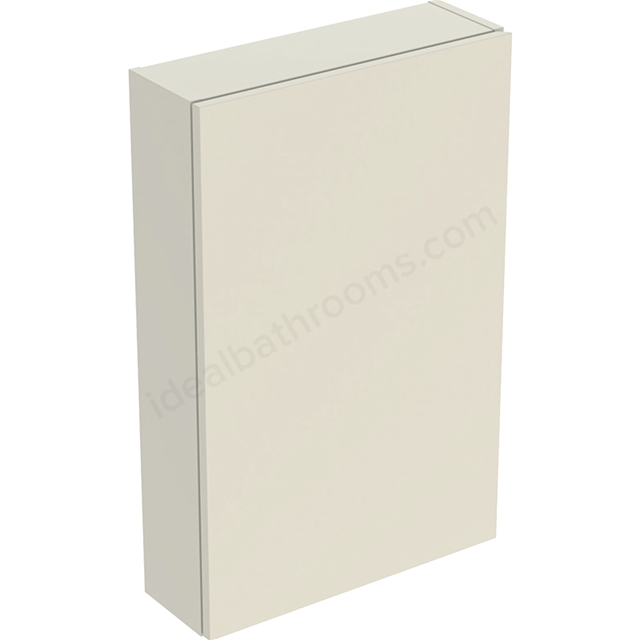 Geberit iCon Rectangular High-Level Cabinet 1 Door 450mm  Sand-Grey/High Gloss