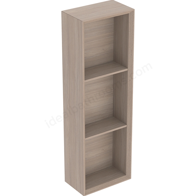 Geberit iCon Rectangular Shelf Unit 225mm   Oak/Wood-Texture